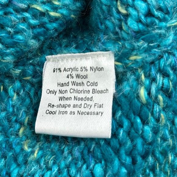 Kintamani by Wind River Chunky Boucle Knit Cardigan Sweater Womens Size Medium M - Picture 8 of 9